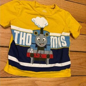 SOLDThomas & Friends Bright Yellow T-Shirt with Train Design 4T